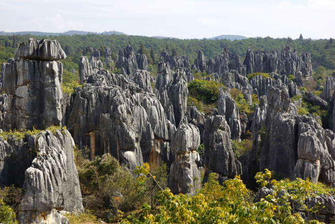 Shilin Stone Forest is an outstanding natural scenery in Kunming.